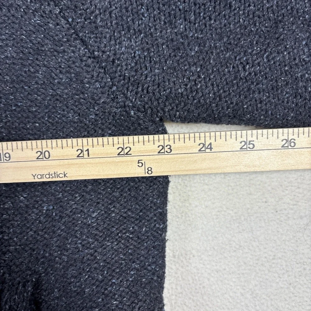 CARBON 2 COBALT CABLE KNIT FULL ZIP‎ CARDIGAN SWEATER DARK GRAYMENS XL